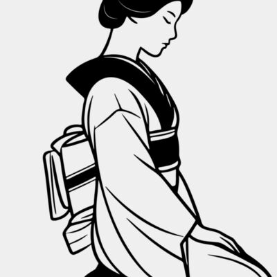 Kimono Geishas Art Thumbnail