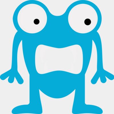 Cute Blue Monster Thumbnail