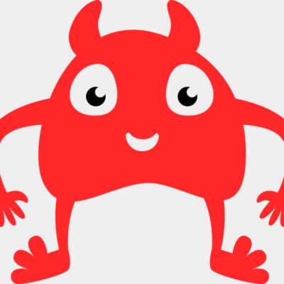 Cute Red Monster Thumbnail