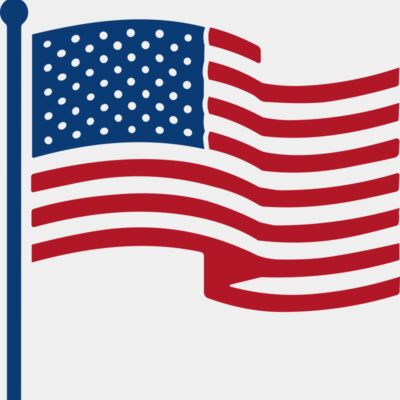 US Flag in Pole Thumbnail