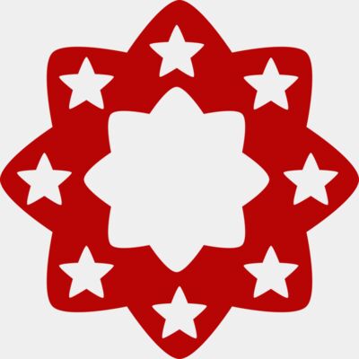 Patriotic Star Rosette Thumbnail