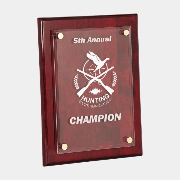 FPA -  Piano Finish Floating Plaque (Glass/Acrylic) Thumbnail