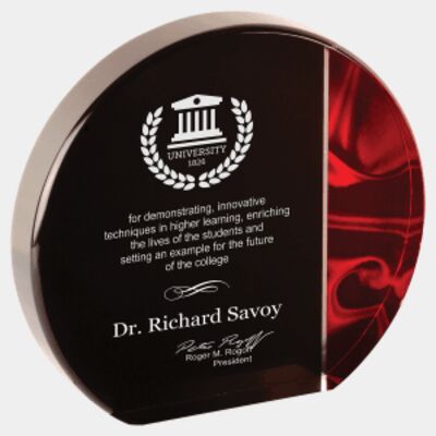 VVA202 - 6" Round Red Velvet Acrylic Thumbnail