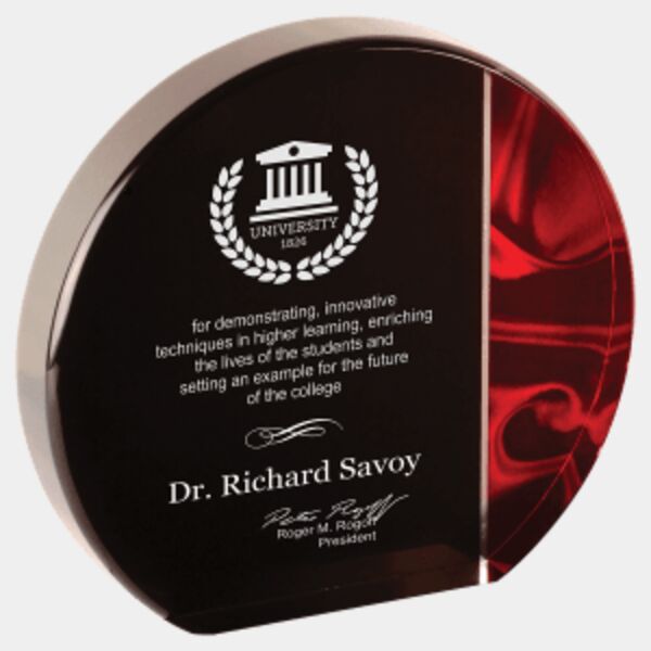 VVA202 - 6" Round Red Velvet Acrylic Thumbnail