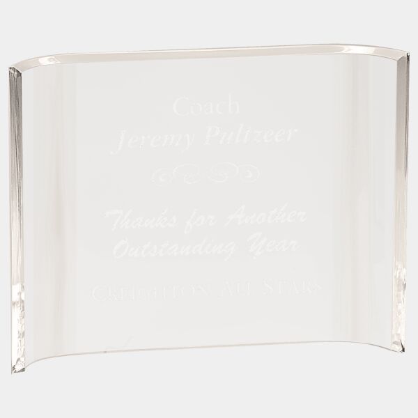 Clear Acrylic Crescent Thumbnail