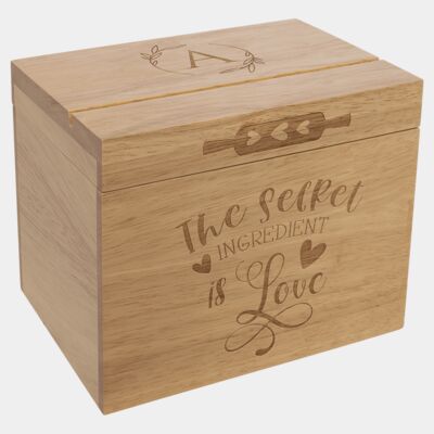 GFT436 - Recipe Card Wood Box Thumbnail