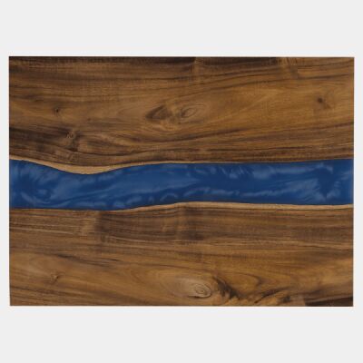 Acacia Serving Board (White/Blue) Thumbnail