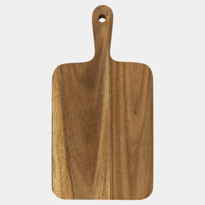 13.5" x 7" Acacia Paddle Shaped Cutting Board Thumbnail
