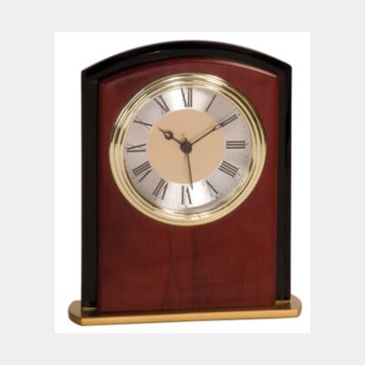 MF002  Mahogany Finish Square Arch Clock Thumbnail