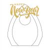 CRY170 - 5 1/2" Clear Crystal Arch with Clock Thumbnail
