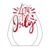 CRY170 - 5 1/2" Clear Crystal Arch with Clock Thumbnail