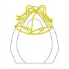 CRY170 - 5 1/2" Clear Crystal Arch with Clock Thumbnail