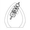 CRY170 - 5 1/2" Clear Crystal Arch with Clock Thumbnail