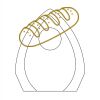 CRY170 - 5 1/2" Clear Crystal Arch with Clock Thumbnail