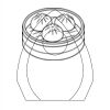 CRY170 - 5 1/2" Clear Crystal Arch with Clock Thumbnail