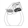 CRY170 - 5 1/2" Clear Crystal Arch with Clock Thumbnail
