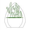 CRY170 - 5 1/2" Clear Crystal Arch with Clock Thumbnail