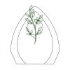 CRY170 - 5 1/2" Clear Crystal Arch with Clock Thumbnail
