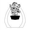 CRY170 - 5 1/2" Clear Crystal Arch with Clock Thumbnail