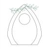 CRY170 - 5 1/2" Clear Crystal Arch with Clock Thumbnail