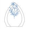 CRY170 - 5 1/2" Clear Crystal Arch with Clock Thumbnail