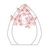 CRY170 - 5 1/2" Clear Crystal Arch with Clock Thumbnail