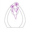 CRY170 - 5 1/2" Clear Crystal Arch with Clock Thumbnail
