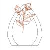 CRY170 - 5 1/2" Clear Crystal Arch with Clock Thumbnail