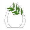 CRY170 - 5 1/2" Clear Crystal Arch with Clock Thumbnail