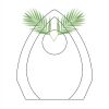 CRY170 - 5 1/2" Clear Crystal Arch with Clock Thumbnail