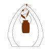 CRY170 - 5 1/2" Clear Crystal Arch with Clock Thumbnail