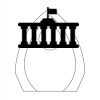 CRY170 - 5 1/2" Clear Crystal Arch with Clock Thumbnail