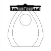 CRY170 - 5 1/2" Clear Crystal Arch with Clock Thumbnail