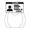 CRY170 - 5 1/2" Clear Crystal Arch with Clock Thumbnail