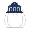 CRY170 - 5 1/2" Clear Crystal Arch with Clock Thumbnail
