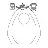 CRY170 - 5 1/2" Clear Crystal Arch with Clock Thumbnail
