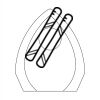 CRY170 - 5 1/2" Clear Crystal Arch with Clock Thumbnail