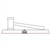 CRY047 - 13 7/8" x 4 1/4" Crystal Gavel on Black Base Thumbnail