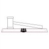 CRY047 - 13 7/8" x 4 1/4" Crystal Gavel on Black Base Thumbnail