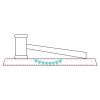 CRY047 - 13 7/8" x 4 1/4" Crystal Gavel on Black Base Thumbnail