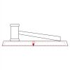 CRY047 - 13 7/8" x 4 1/4" Crystal Gavel on Black Base Thumbnail