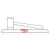 CRY047 - 13 7/8" x 4 1/4" Crystal Gavel on Black Base Thumbnail