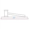 CRY047 - 13 7/8" x 4 1/4" Crystal Gavel on Black Base Thumbnail