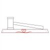 CRY047 - 13 7/8" x 4 1/4" Crystal Gavel on Black Base Thumbnail