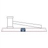 CRY047 - 13 7/8" x 4 1/4" Crystal Gavel on Black Base Thumbnail