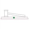 CRY047 - 13 7/8" x 4 1/4" Crystal Gavel on Black Base Thumbnail