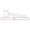 CRY047 - 13 7/8" x 4 1/4" Crystal Gavel on Black Base Thumbnail