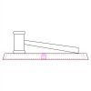 CRY047 - 13 7/8" x 4 1/4" Crystal Gavel on Black Base Thumbnail