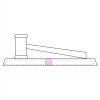 CRY047 - 13 7/8" x 4 1/4" Crystal Gavel on Black Base Thumbnail