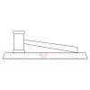 CRY047 - 13 7/8" x 4 1/4" Crystal Gavel on Black Base Thumbnail